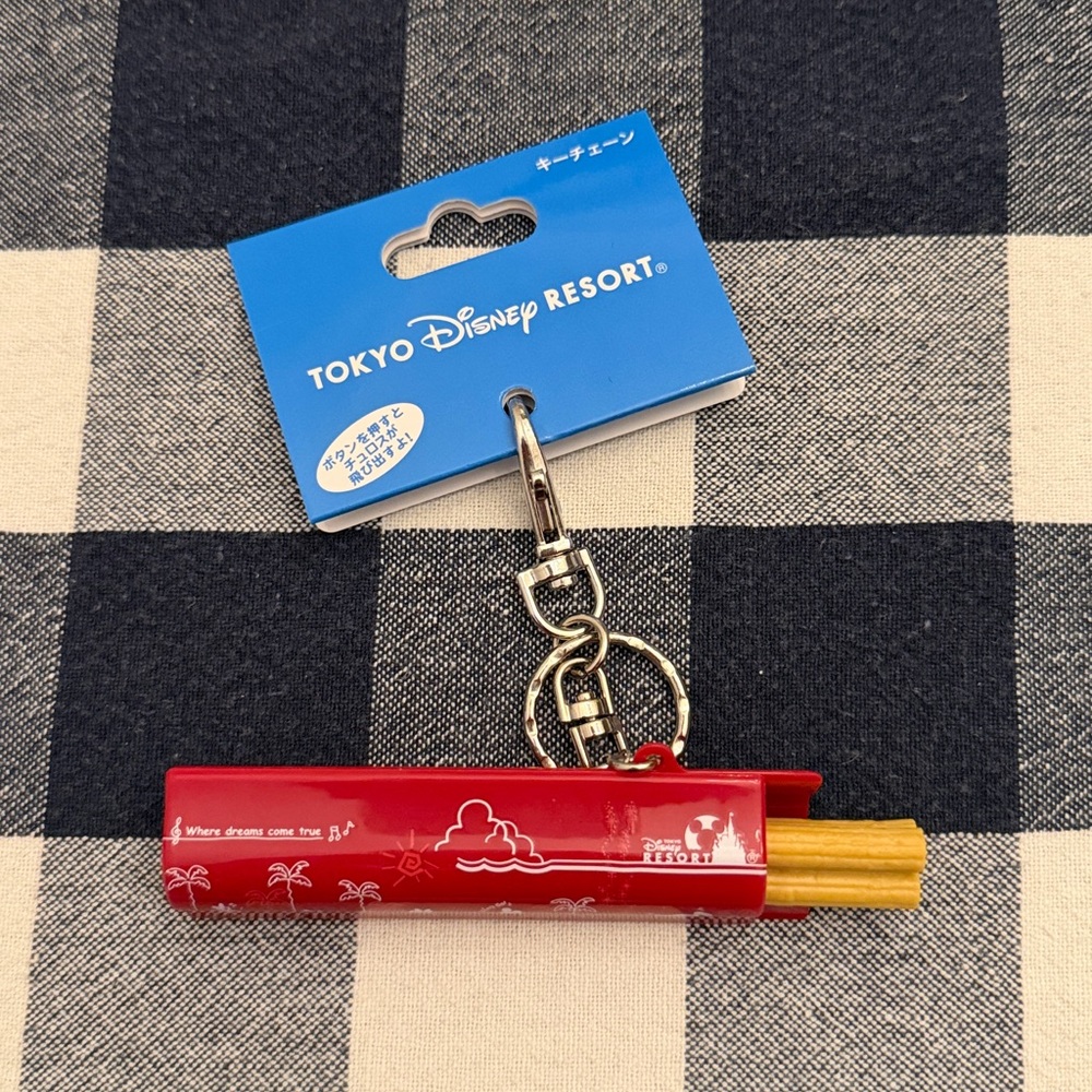 Tokyo Disney Mickey Churro Keychain
